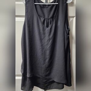 Premise Black Sleeveless Blouse